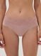 Pink stretch microfibre briefs with lace_1