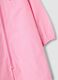 Pink gingham nursery apron with white collar and Minnie embroidery_3
