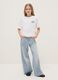 Girls' multicolour pure cotton wide leg trousers_0
