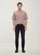 Pink pure cotton crew-neck T-shirt, relaxed fit_1