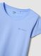 Sky blue regular fit short pyjamas in pure cotton_5