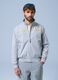 ALTAVIA SAILING grey windbreaker jacket with zip_0