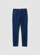Blue skinny-fit jeans in stretch cotton and viscose_4