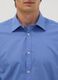 Blue slim-fit shirt with classic collar, easy-iron finish_1