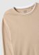 Beige pure cotton long sleeve shirt regular fit_5