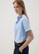 Light blue viscose-blend shirt_0