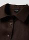 Oversized pure linen brown shirt_5