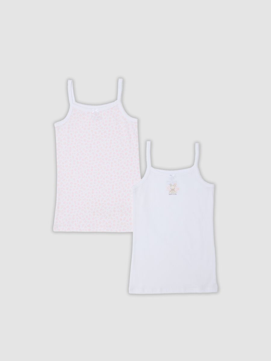 2-pack of multicolour organic cotton camisoles with print_0