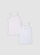 2-pack of multicolour organic cotton camisoles with print_0