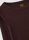 Brown pure cotton regular-fit crew-neck T-shirt_5