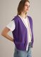 Purple viscose-blend vest in plain knit_2
