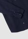 Blue long-sleeve pure cotton piqu&eacute; polo shirt, regular fit_1
