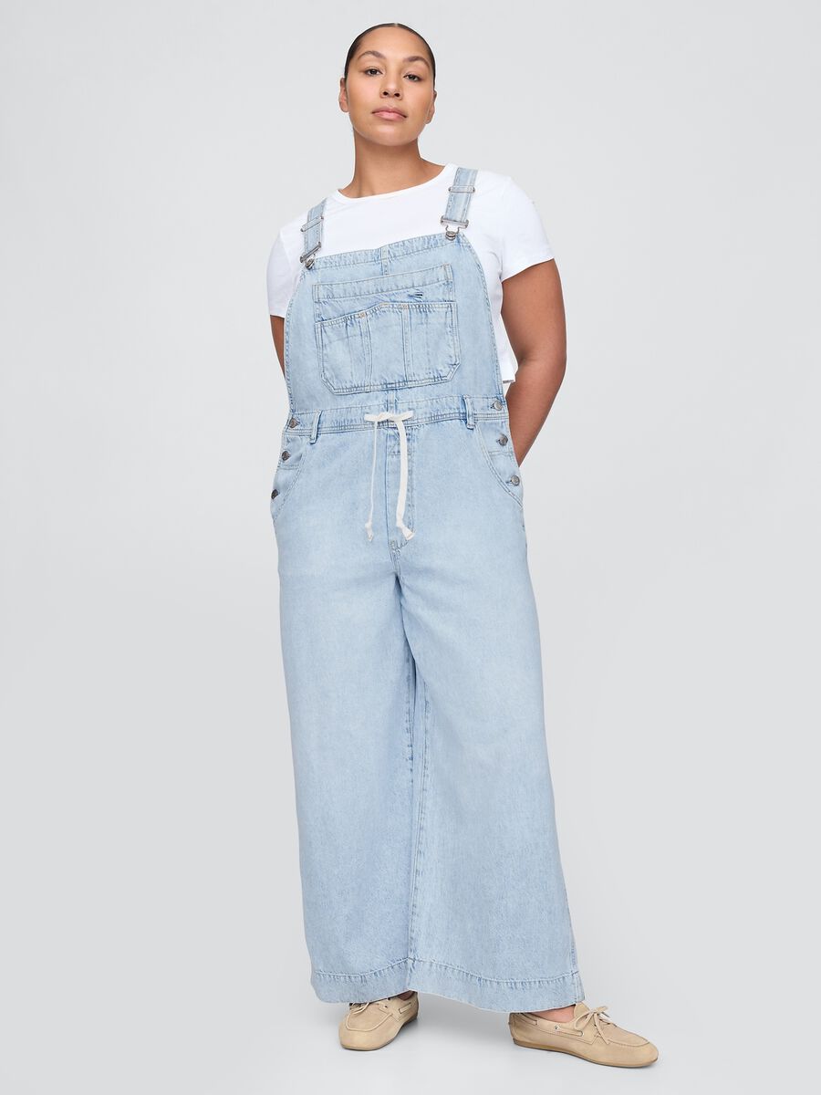 Salopette denim chiaro Gap_4