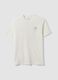 White pure cotton jersey T-shirt with print, regular fit_4