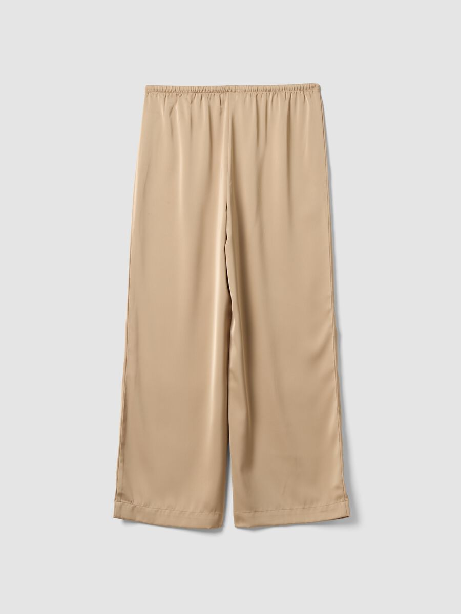 Beige wide-leg trousers with regular waist_5