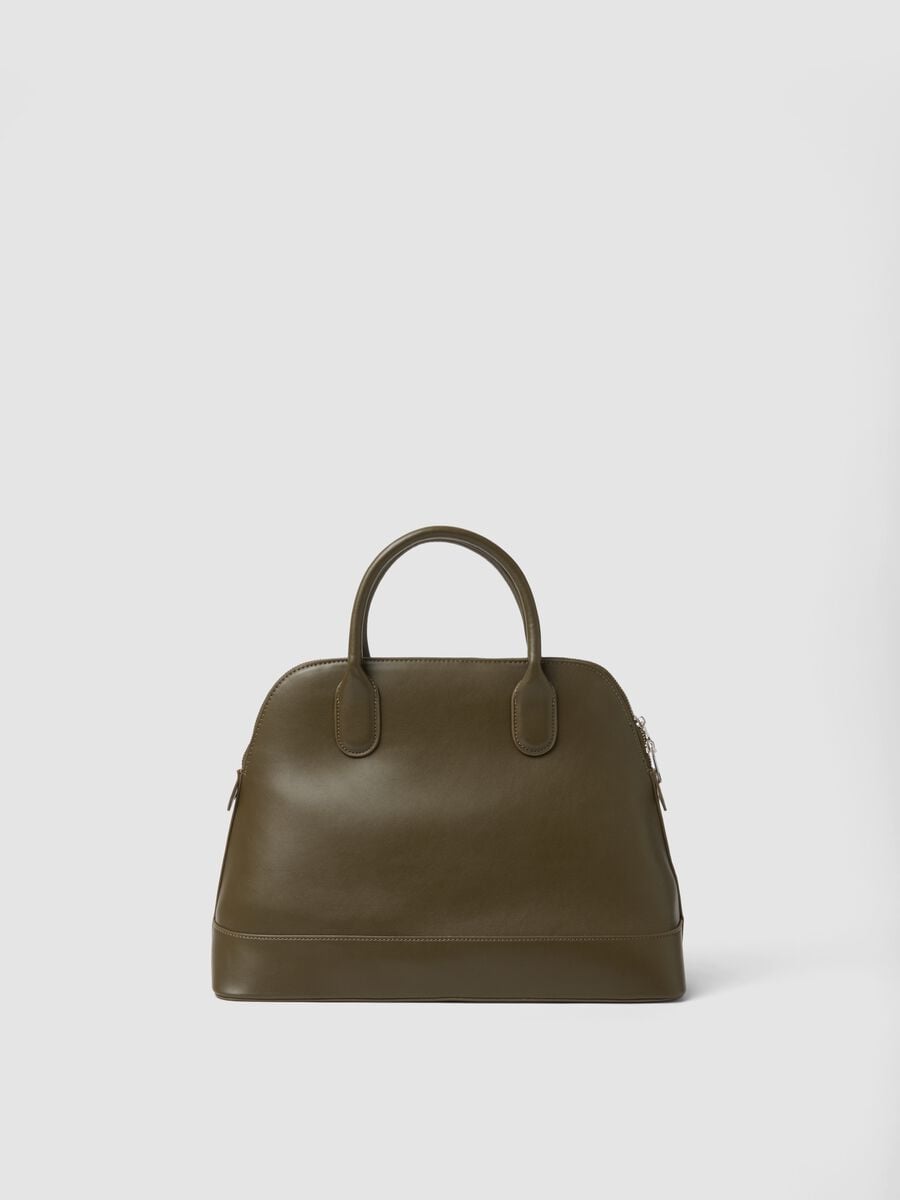 Borsa verde con chiusura zip_2