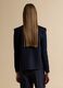 Blue wool-viscose blend gilet with patch pockets_3