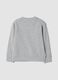 Grey crew-neck sweatshirt in cotton and viscose blend_1