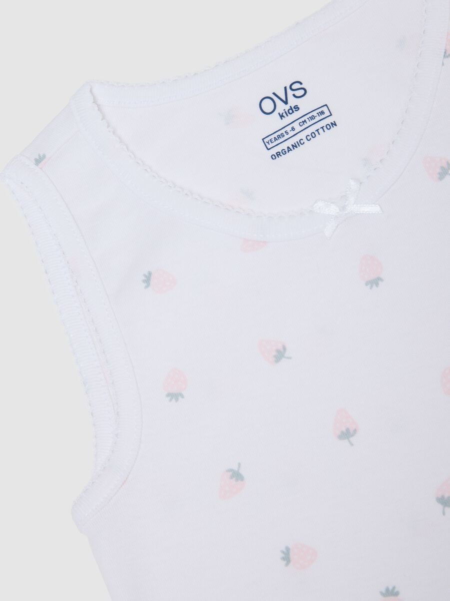 Twin-pack girl's multicolour pure cotton vests regular fit_2