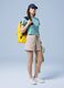 ALTAVIA SAILING beige stretch cotton sports shorts_0