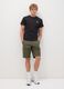 Men&rsquo;s black regular fit T-shirt in 100% cotton_1