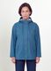 Blue hooded rain jacket with zip, regular fit_2