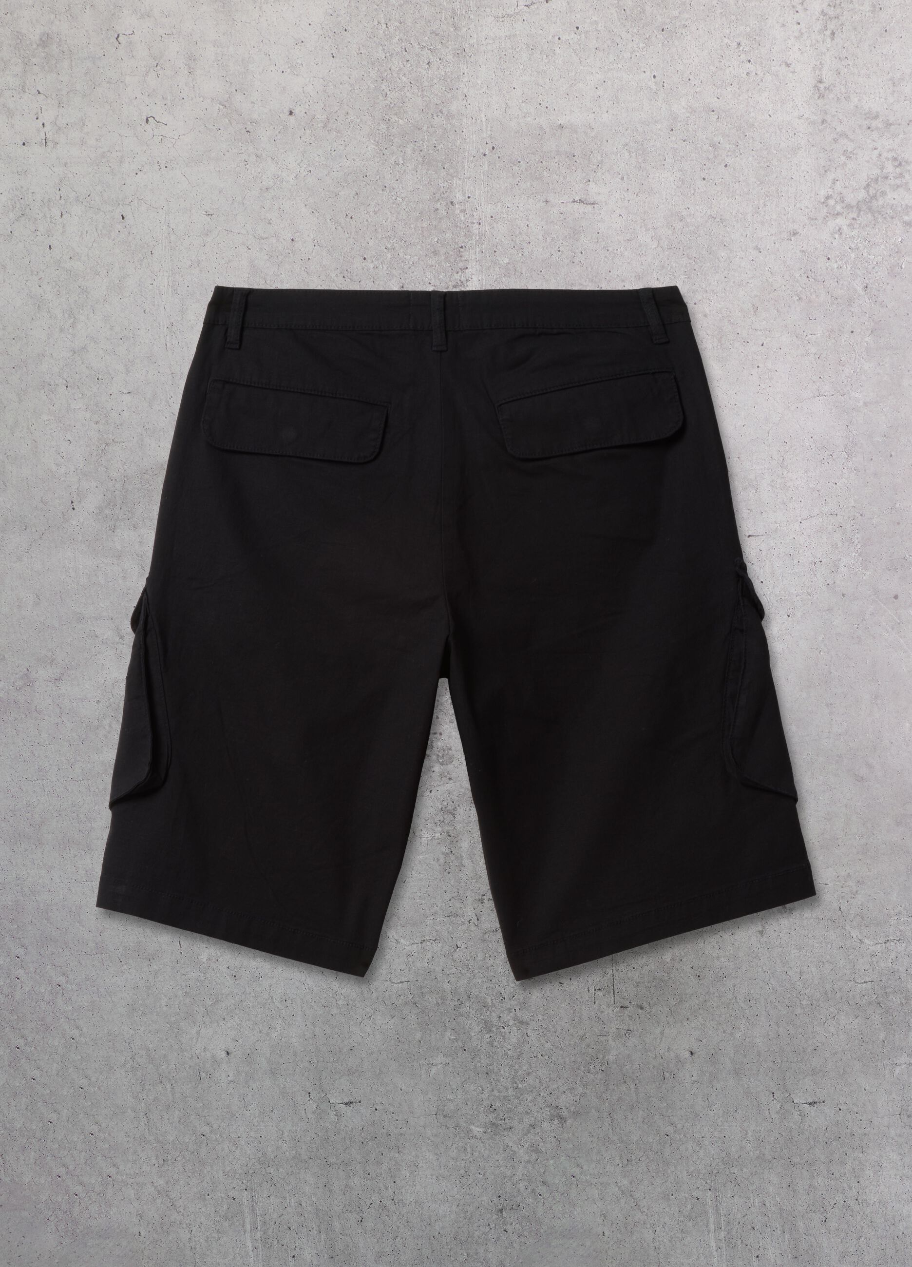 Black Cargo Shorts