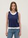 Blue viscose-blend regular-fit tank top_2