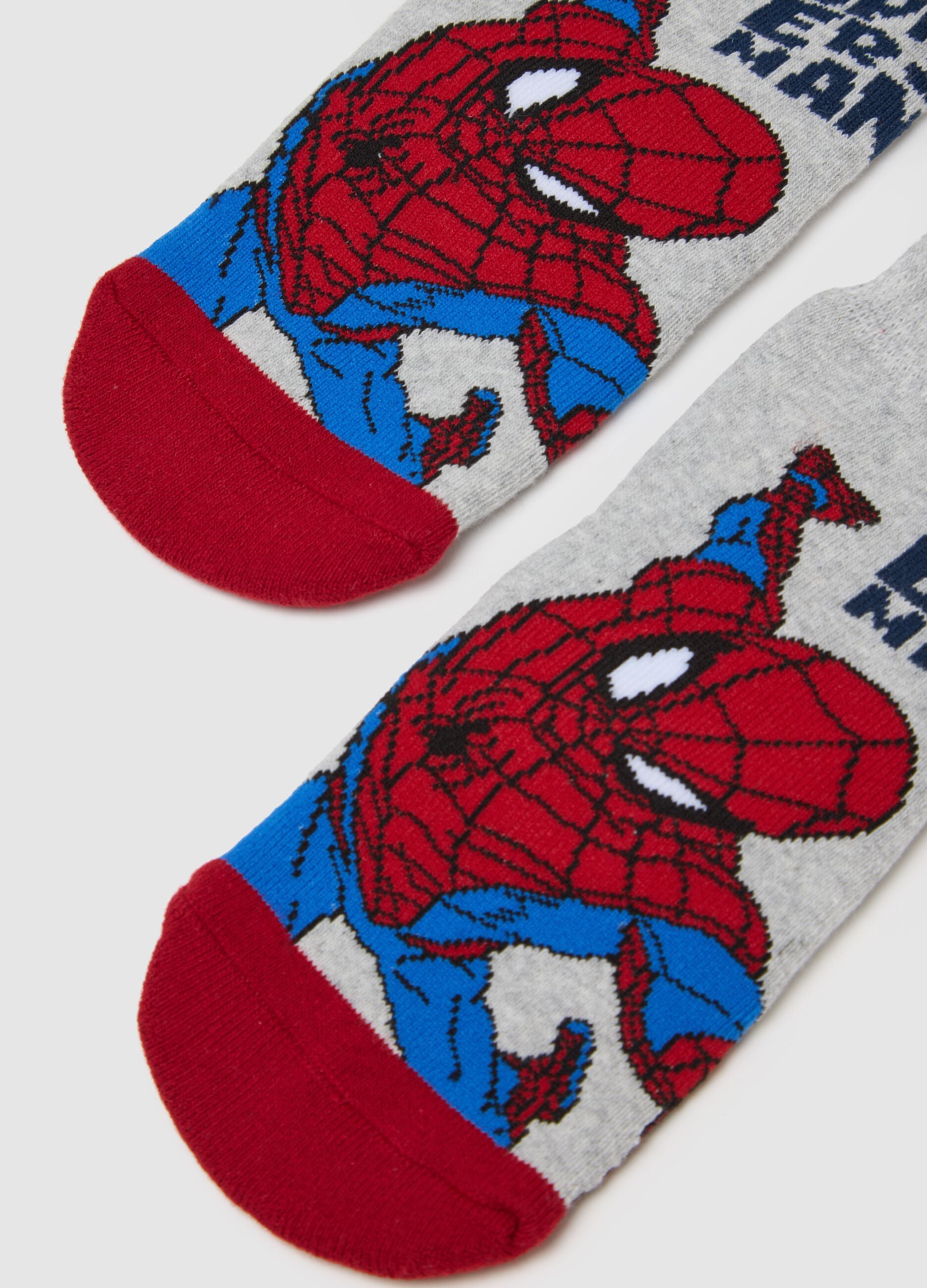 Kids' regular fit multicolour cotton-blend socks with print