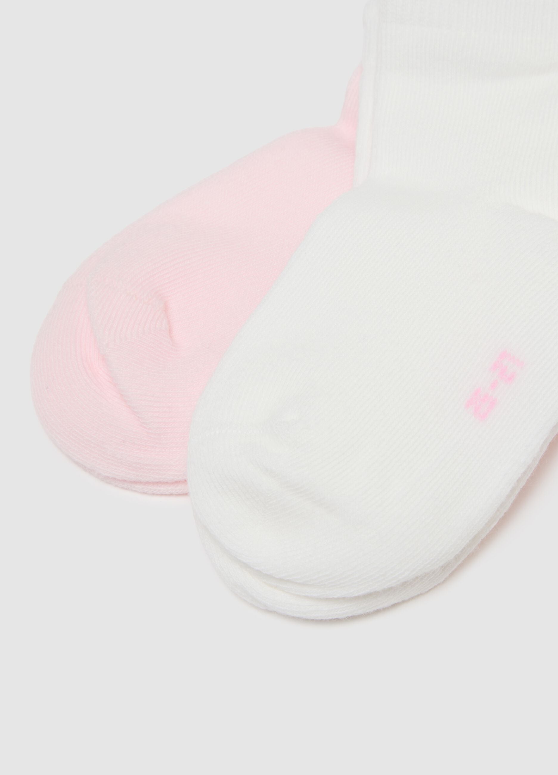 Girls' multicoloured stretch cotton socks multipack
