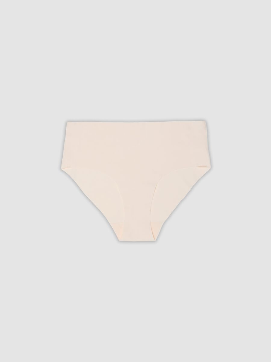 Pink regular-waist stretch microfibre hipster briefs_4