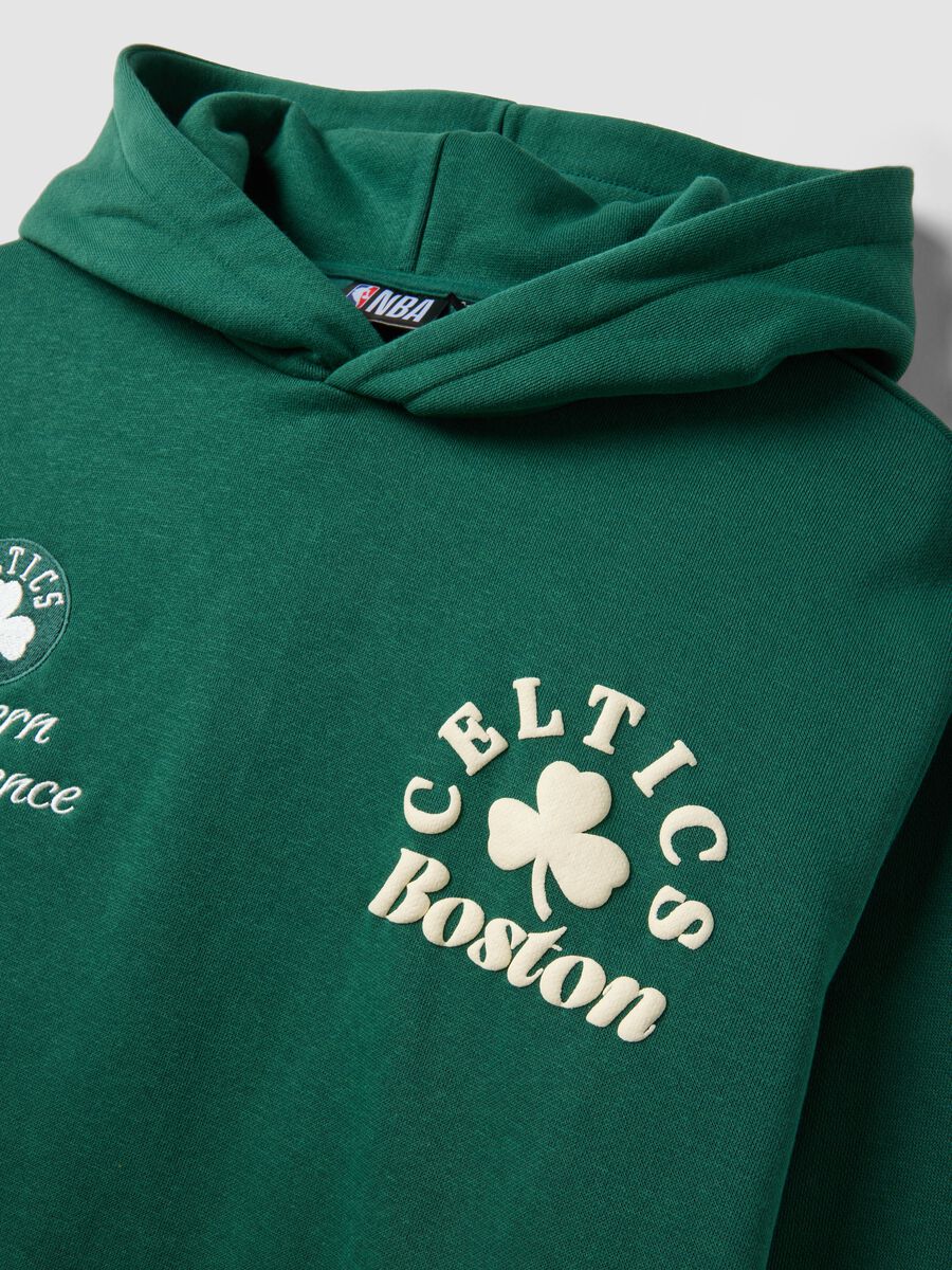 Green cotton-blend Boston Celtics hoodie_1