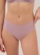 High-waisted pink stretch lace briefs_1