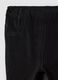 Black skinny-fit stretch cotton jeggings for baby girls_2
