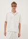 White linen-cotton blend shirt_1
