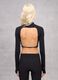 Black Backless Cropped Long Sleeve Top_1
