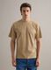 Beige pure cotton T-shirt relaxed fit_0