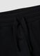 Blue regular-fit pure cotton shorts with elasticated waist for girls_3