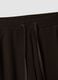 Brown ribbed stretch viscose straight-fit trousers_1