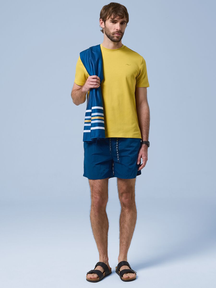 Costume boxer blu con vita elasticizzata ALTAVIA SAILING_0