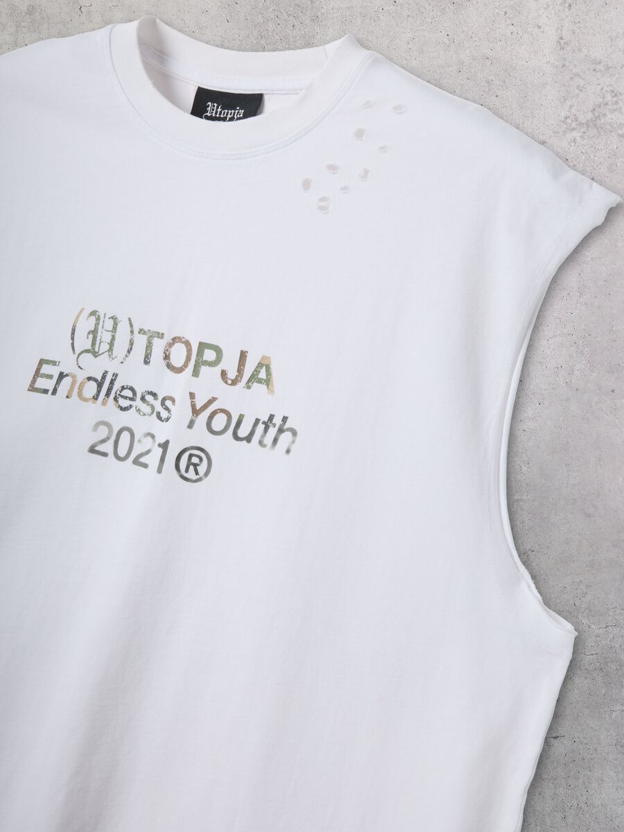 Sunfaded White Tank Top_7
