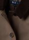 Brown pure cotton jacket with contrasting collar, regular fit_1