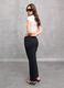 Black Ribbed Long Skirt_3