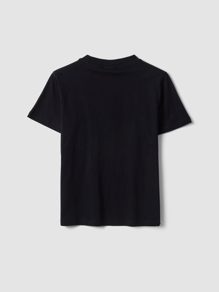 Black pure cotton T-shirt with Hard Rock Cafe print, regular fit_1
