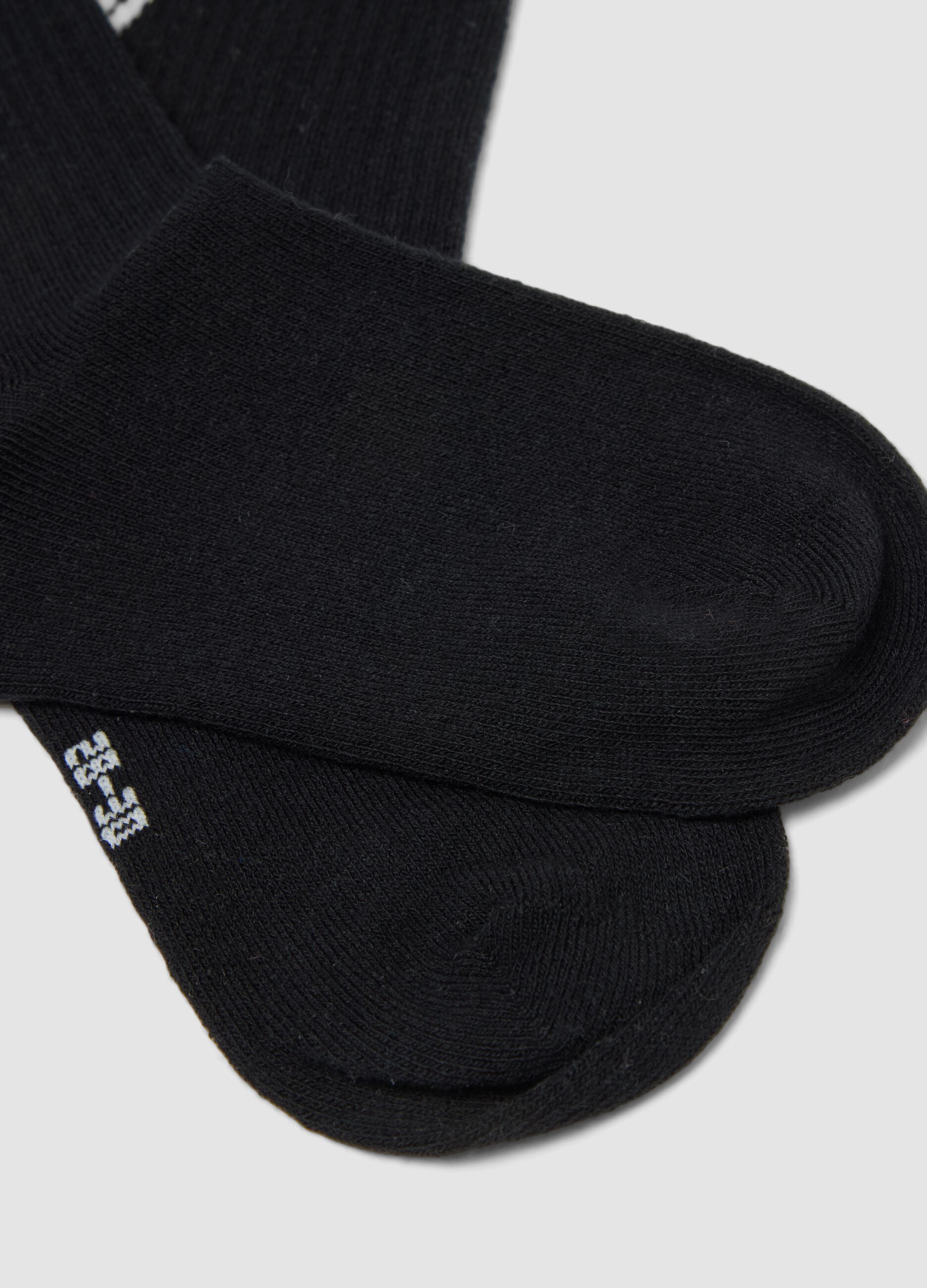 3-pack of multicolour short socks in organic stretch cotton for boys
