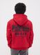Red cotton-blend hoodie with Chicago Bulls logo for boys_2
