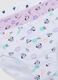 Multipack of multicolour pure cotton regular fit panties for girls_2