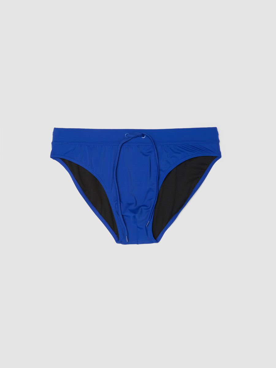 Blue stretch swim briefs_4