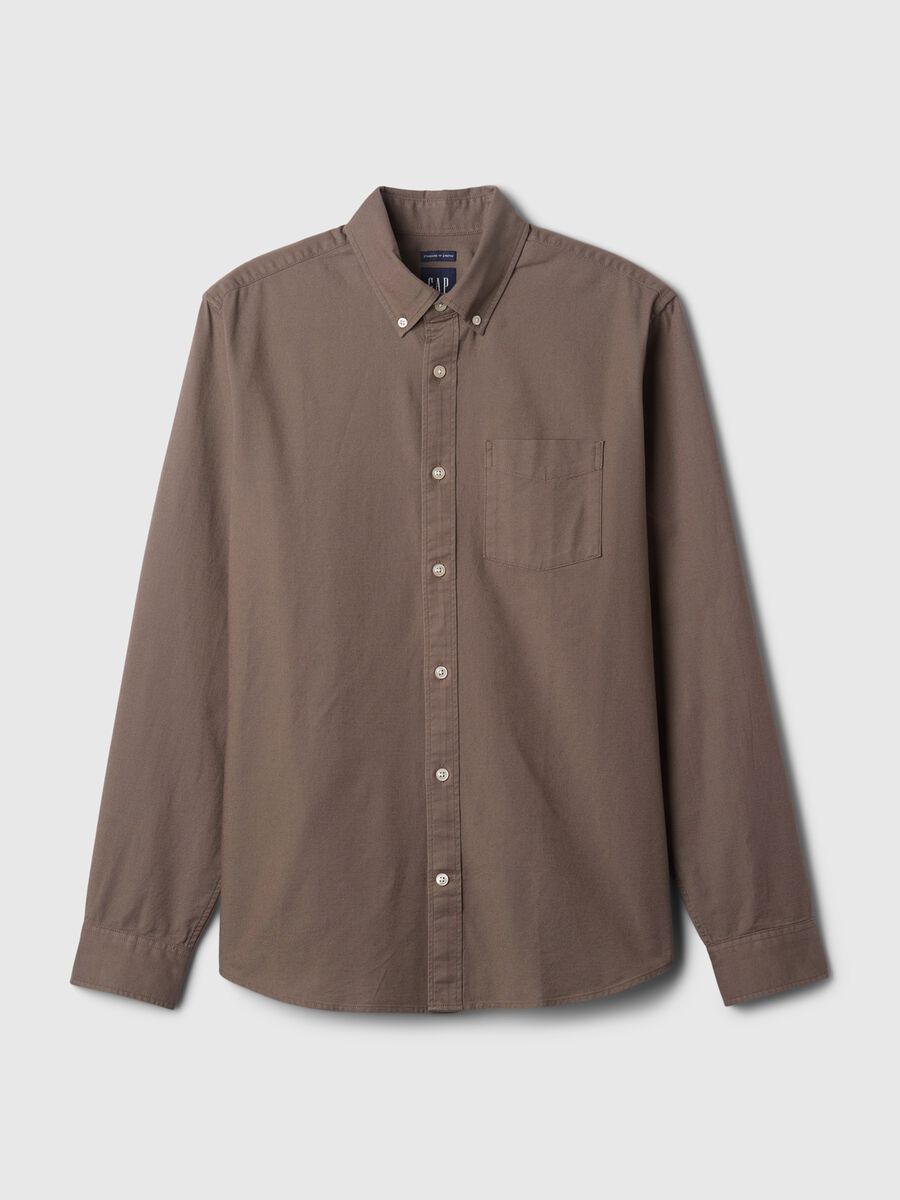 Regular-fit shirt in Oxford cotton_0