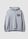 Grey cotton-blend hoodie with Knicks print_4